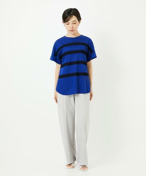 Maison de CINQ / メゾン ドゥ サンク カットソー | [接触冷感]スーパークールチュールボーダーカットソー | 詳細26