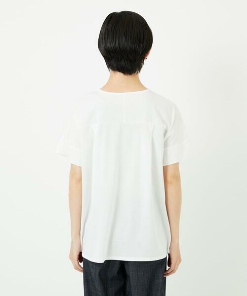 Maison de CINQ / メゾン ドゥ サンク カットソー | [接触冷感]スーパークールチュールボーダーカットソー | 詳細6