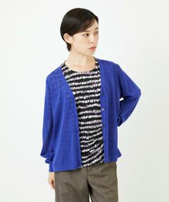 Maison de CINQ / メゾン ドゥ サンク カーディガン・ボレロ | アイレットシアーニットカーディガン