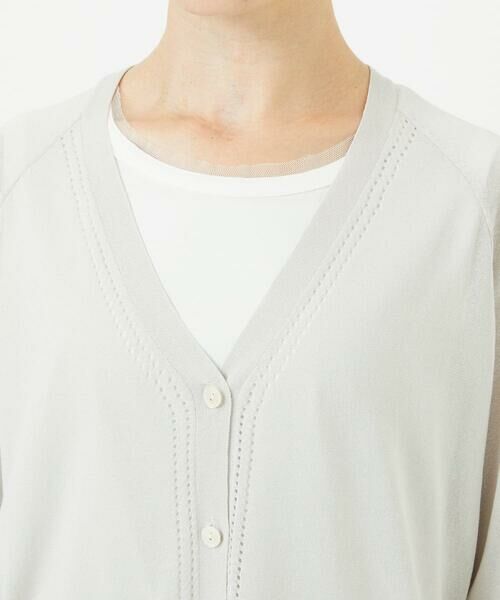 Maison de CINQ / メゾン ドゥ サンク カーディガン・ボレロ | アイレットシアーニットカーディガン | 詳細11