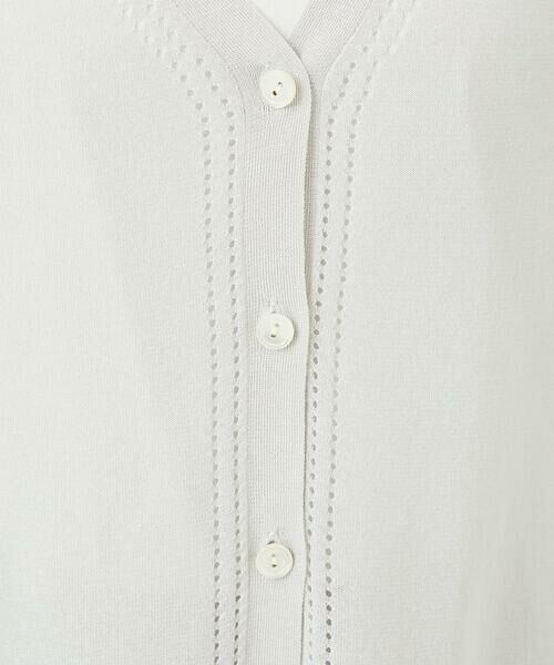 Maison de CINQ / メゾン ドゥ サンク カーディガン・ボレロ | アイレットシアーニットカーディガン | 詳細14