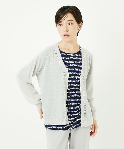 Maison de CINQ / メゾン ドゥ サンク カーディガン・ボレロ | アイレットシアーニットカーディガン | 詳細5