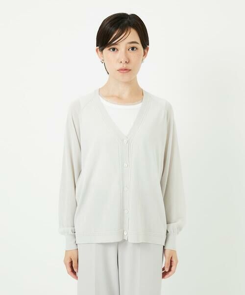 Maison de CINQ / メゾン ドゥ サンク カーディガン・ボレロ | アイレットシアーニットカーディガン | 詳細8
