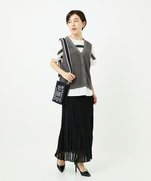 Maison de CINQ / メゾン ドゥ サンク ベスト | リネンライクニットベスト | 詳細17