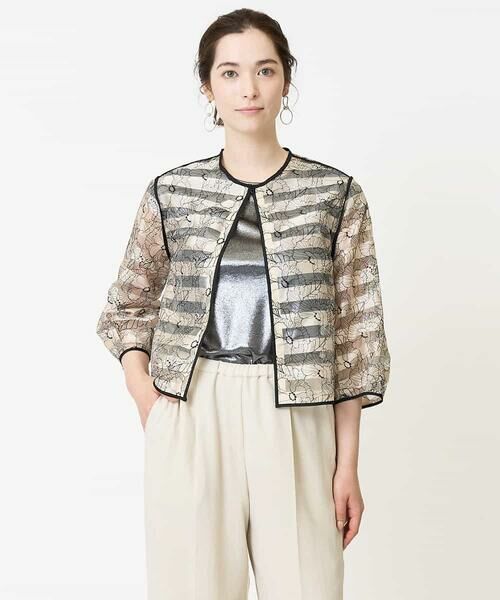 Maison de CINQ / メゾン ドゥ サンク シャツ・ブラウス | レースエンブロイダリーブラウス | 詳細1