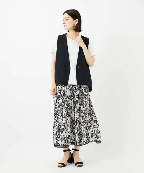 Maison de CINQ / メゾン ドゥ サンク ロング・マキシ丈スカート | [セットアップ対応]フラワープリントスカート | 詳細17