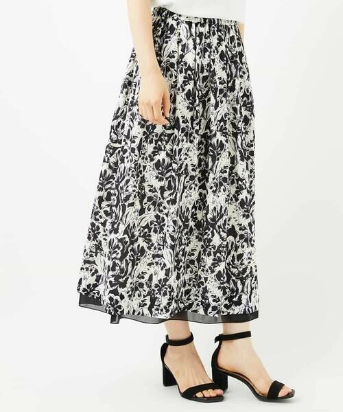 Maison de CINQ / メゾン ドゥ サンク ロング・マキシ丈スカート | [セットアップ対応]フラワープリントスカート | 詳細3