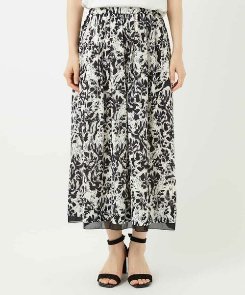 Maison de CINQ / メゾン ドゥ サンク ロング・マキシ丈スカート | [セットアップ対応]フラワープリントスカート | 詳細4