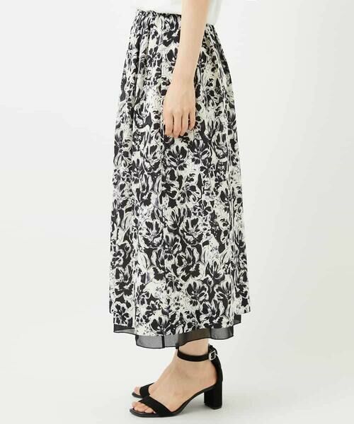 Maison de CINQ / メゾン ドゥ サンク ロング・マキシ丈スカート | [セットアップ対応]フラワープリントスカート | 詳細5