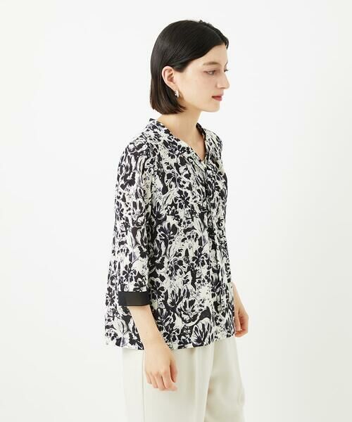 Maison de CINQ / メゾン ドゥ サンク カットソー | [セットアップ対応]フラワープリントカットソー | 詳細1