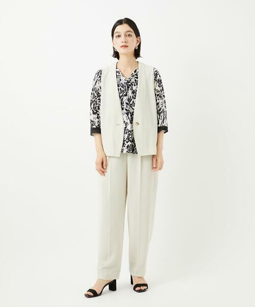 Maison de CINQ / メゾン ドゥ サンク カットソー | [セットアップ対応]フラワープリントカットソー | 詳細10