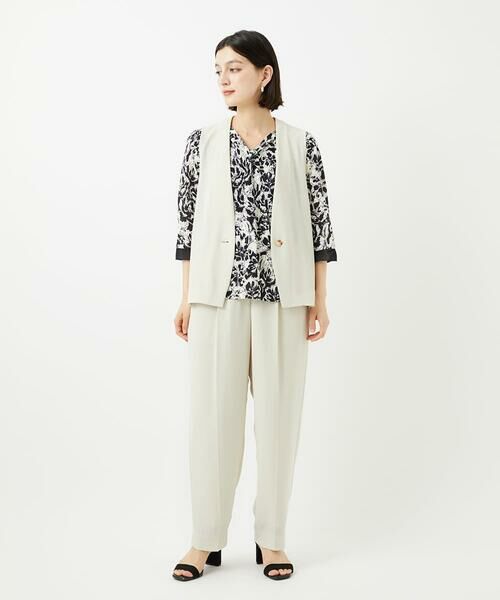 Maison de CINQ / メゾン ドゥ サンク カットソー | [セットアップ対応]フラワープリントカットソー | 詳細12