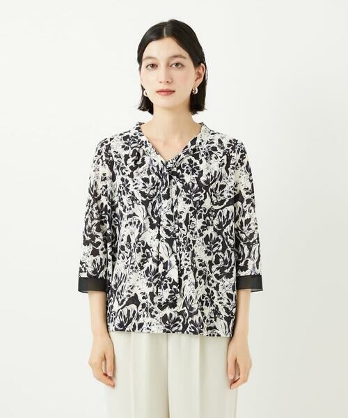 Maison de CINQ / メゾン ドゥ サンク カットソー | [セットアップ対応]フラワープリントカットソー | 詳細3