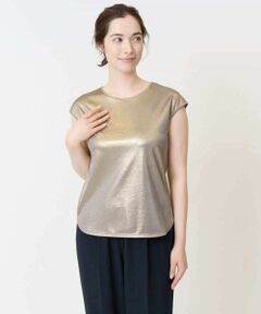 Maison de CINQ / メゾン ドゥ サンク カットソー | 箔プリントベーシックカットソー