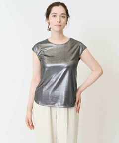 Maison de CINQ / メゾン ドゥ サンク カットソー | 箔プリントベーシックカットソー