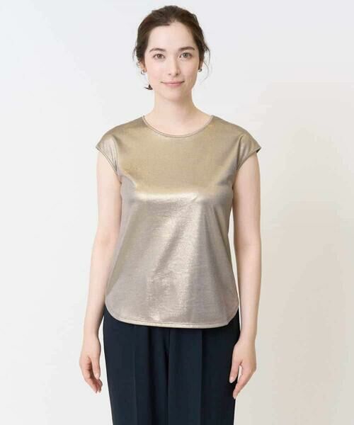 Maison de CINQ / メゾン ドゥ サンク カットソー | 箔プリントベーシックカットソー | 詳細1