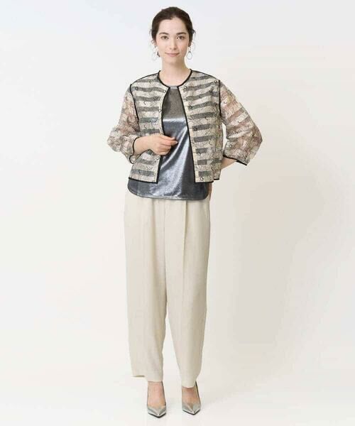 Maison de CINQ / メゾン ドゥ サンク カットソー | 箔プリントベーシックカットソー | 詳細16