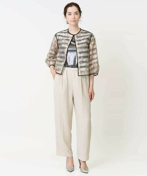 Maison de CINQ / メゾン ドゥ サンク カットソー | 箔プリントベーシックカットソー | 詳細17