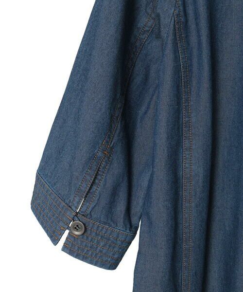 Maison de CINQ / メゾン ドゥ サンク ロング・マキシ丈ワンピース | 【小さいサイズ】ステッチポイントデニムワンピース | 詳細25