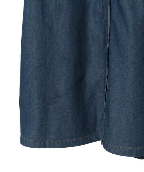 Maison de CINQ / メゾン ドゥ サンク ロング・マキシ丈ワンピース | 【小さいサイズ】ステッチポイントデニムワンピース | 詳細27