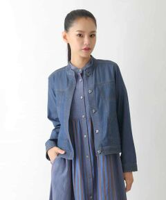 Maison de CINQ / メゾン ドゥ サンク セットアップ | 【小さいサイズ】ステッチポイントデニムジャケット