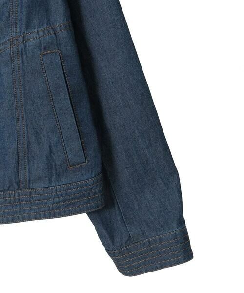 Maison de CINQ / メゾン ドゥ サンク セットアップ | 【小さいサイズ】ステッチポイントデニムジャケット | 詳細26