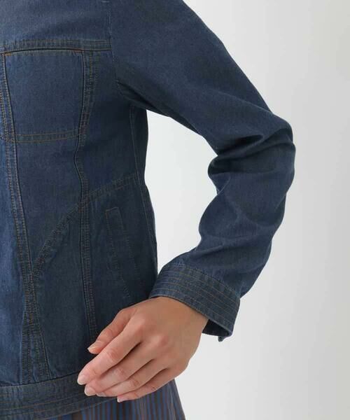 Maison de CINQ / メゾン ドゥ サンク セットアップ | 【小さいサイズ】ステッチポイントデニムジャケット | 詳細7