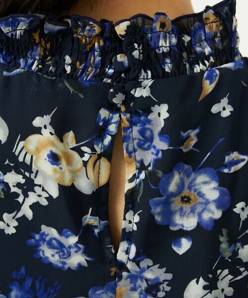 Maison de CINQ / メゾン ドゥ サンク シャツ・ブラウス | 【小さいサイズ】クラシックフラワープリント シフォンブラウス/洗濯機で洗える | 詳細11