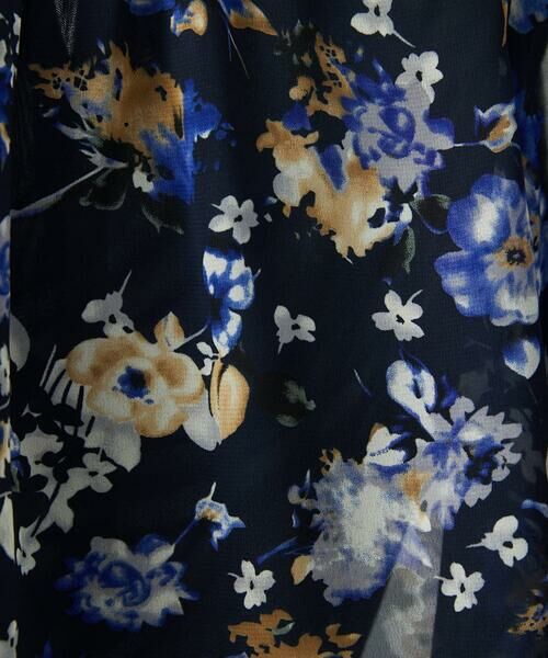 Maison de CINQ / メゾン ドゥ サンク シャツ・ブラウス | 【小さいサイズ】クラシックフラワープリント シフォンブラウス/洗濯機で洗える | 詳細15