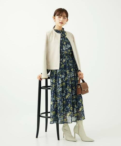 Maison de CINQ / メゾン ドゥ サンク シャツ・ブラウス | 【小さいサイズ】クラシックフラワープリント シフォンブラウス/洗濯機で洗える | 詳細17