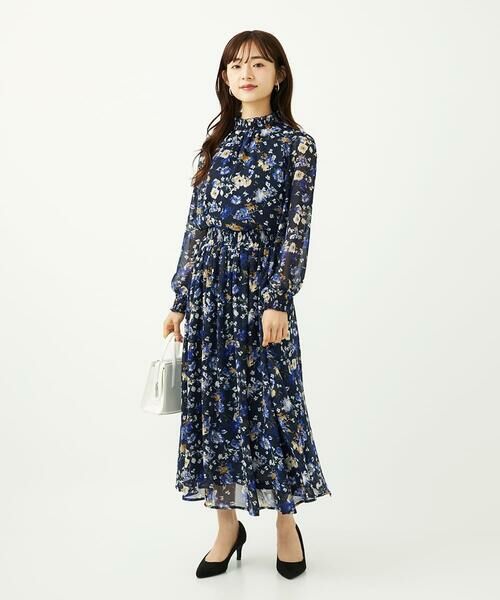 Maison de CINQ / メゾン ドゥ サンク シャツ・ブラウス | 【小さいサイズ】クラシックフラワープリント シフォンブラウス/洗濯機で洗える | 詳細22