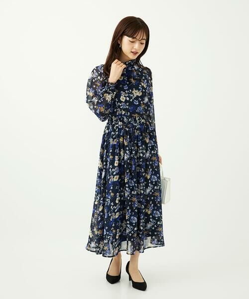 Maison de CINQ / メゾン ドゥ サンク シャツ・ブラウス | 【小さいサイズ】クラシックフラワープリント シフォンブラウス/洗濯機で洗える | 詳細24