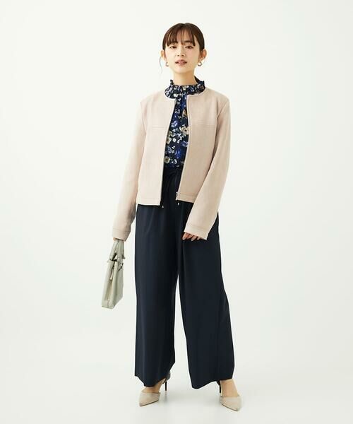 Maison de CINQ / メゾン ドゥ サンク シャツ・ブラウス | 【小さいサイズ】クラシックフラワープリント シフォンブラウス/洗濯機で洗える | 詳細26