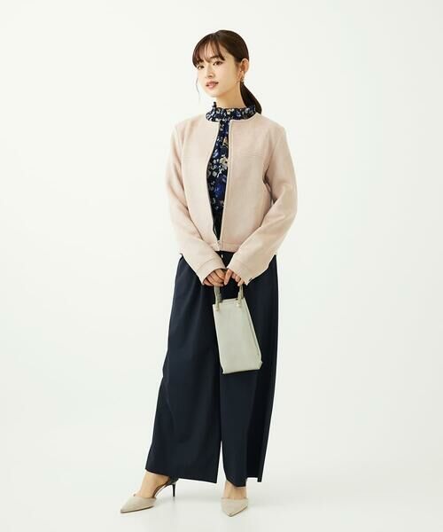 Maison de CINQ / メゾン ドゥ サンク シャツ・ブラウス | 【小さいサイズ】クラシックフラワープリント シフォンブラウス/洗濯機で洗える | 詳細27