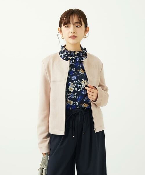 Maison de CINQ / メゾン ドゥ サンク シャツ・ブラウス | 【小さいサイズ】クラシックフラワープリント シフォンブラウス/洗濯機で洗える | 詳細6