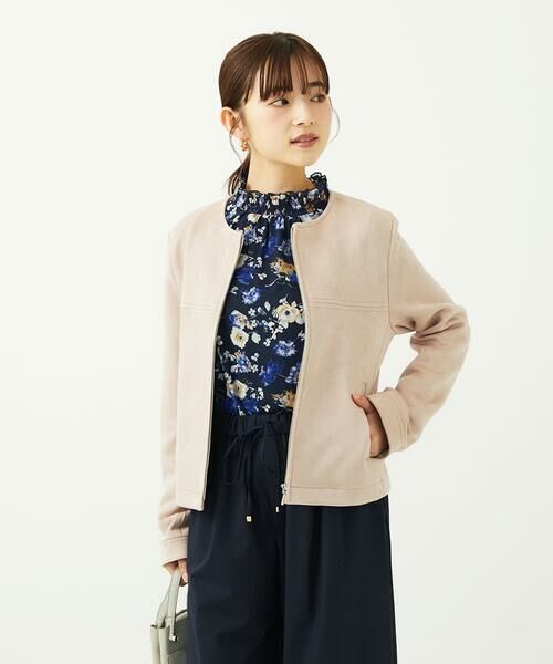 Maison de CINQ / メゾン ドゥ サンク シャツ・ブラウス | 【小さいサイズ】クラシックフラワープリント シフォンブラウス/洗濯機で洗える | 詳細7