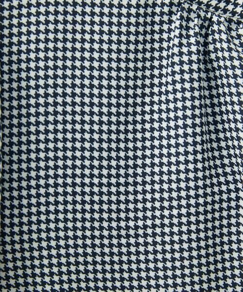 Maison de CINQ / メゾン ドゥ サンク シャツ・ブラウス | 【小さいサイズ】ボウタイ付き千鳥柄プリントブラウス/洗濯機で洗える | 詳細16