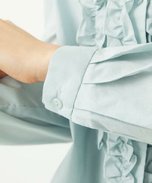 Maison de CINQ / メゾン ドゥ サンク シャツ・ブラウス | 【小さいサイズ】フロントフリルデザインブラウス/洗える | 詳細12