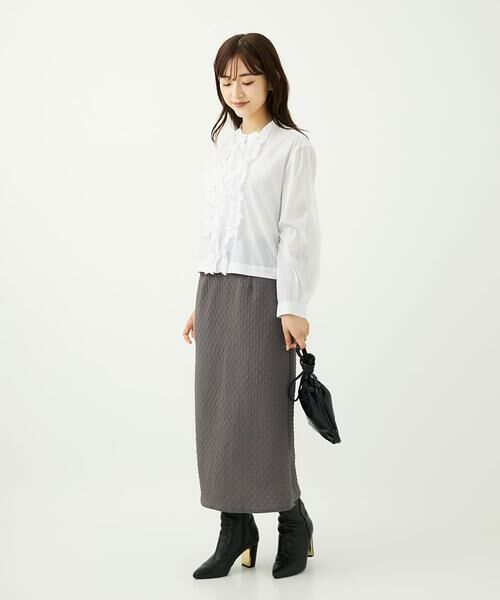 Maison de CINQ / メゾン ドゥ サンク シャツ・ブラウス | 【小さいサイズ】フロントフリルデザインブラウス/洗える | 詳細20