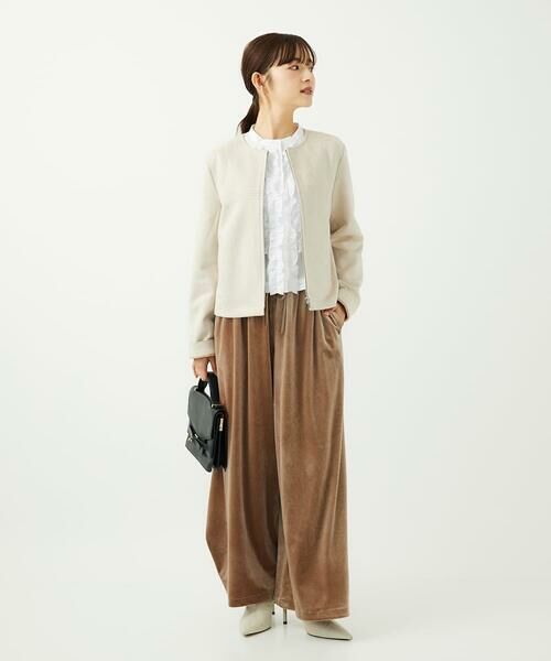 Maison de CINQ / メゾン ドゥ サンク シャツ・ブラウス | 【小さいサイズ】フロントフリルデザインブラウス/洗える | 詳細24