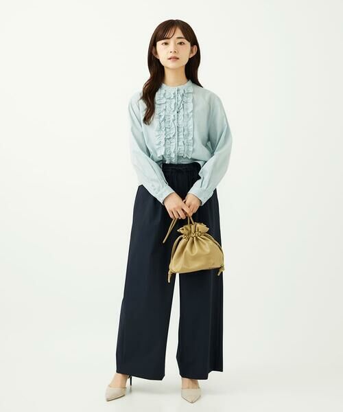 Maison de CINQ / メゾン ドゥ サンク シャツ・ブラウス | 【小さいサイズ】フロントフリルデザインブラウス/洗える | 詳細28
