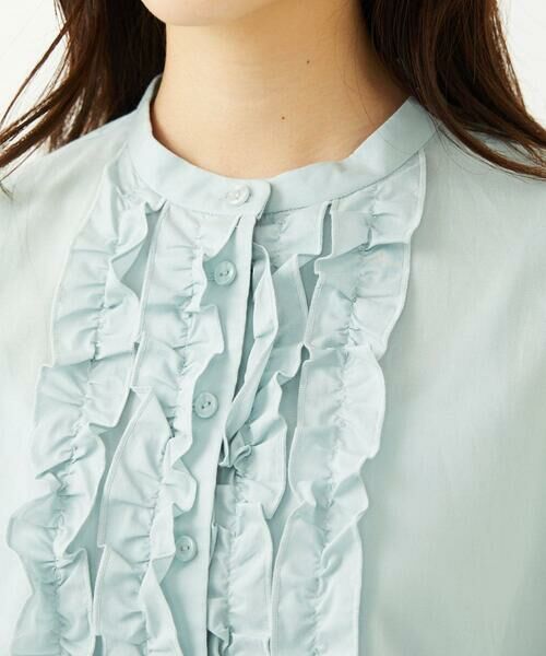 Maison de CINQ / メゾン ドゥ サンク シャツ・ブラウス | 【小さいサイズ】フロントフリルデザインブラウス/洗える | 詳細9
