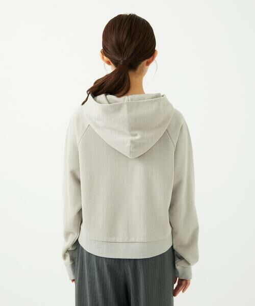 Maison de CINQ / メゾン ドゥ サンク パーカー | 【小さいサイズ】ラメ裏毛スウェットダブルジップパーカー/洗濯機で洗える | 詳細7