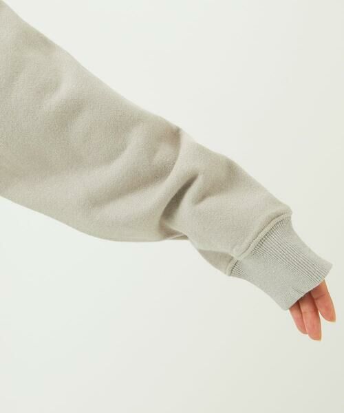 Maison de CINQ / メゾン ドゥ サンク パーカー | 【小さいサイズ】ラメ裏毛スウェットダブルジップパーカー/洗濯機で洗える | 詳細9