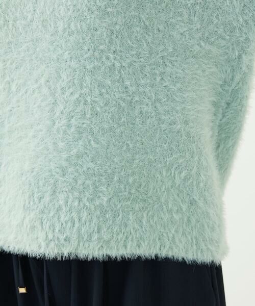 Maison de CINQ / メゾン ドゥ サンク ニット・セーター | 【小さいサイズ】半袖シャギーニット/洗える | 詳細12