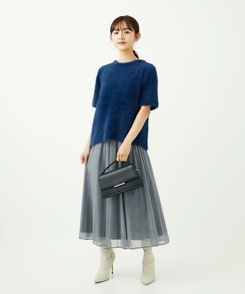 Maison de CINQ / メゾン ドゥ サンク ニット・セーター | 【小さいサイズ】半袖シャギーニット/洗える | 詳細16