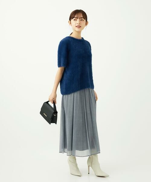 Maison de CINQ / メゾン ドゥ サンク ニット・セーター | 【小さいサイズ】半袖シャギーニット/洗える | 詳細17