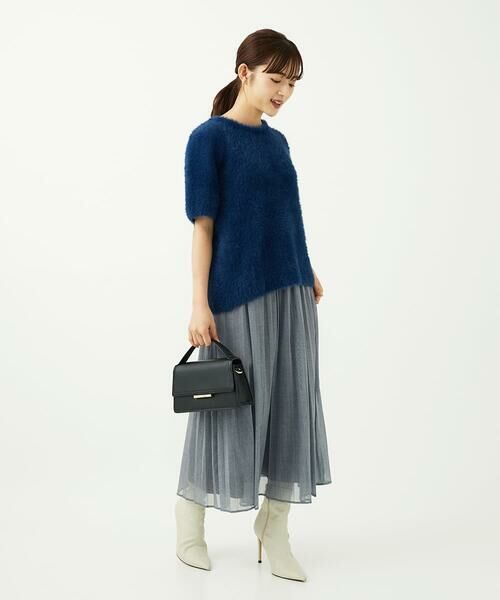 Maison de CINQ / メゾン ドゥ サンク ニット・セーター | 【小さいサイズ】半袖シャギーニット/洗える | 詳細18