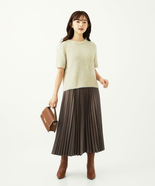 Maison de CINQ / メゾン ドゥ サンク ニット・セーター | 【小さいサイズ】半袖シャギーニット/洗える | 詳細19