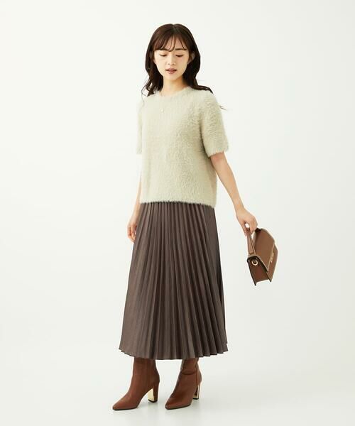 Maison de CINQ / メゾン ドゥ サンク ニット・セーター | 【小さいサイズ】半袖シャギーニット/洗える | 詳細20